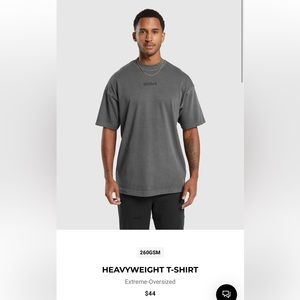 Gymshark Heavyweight T-Shirt - Black
